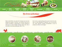 Tablet Screenshot of ferme-lespirodelles.fr